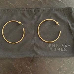 Thread Hoop Earrings